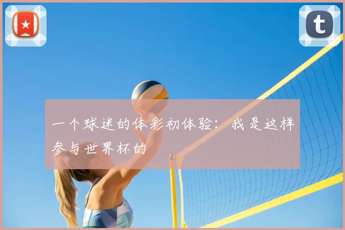 一个球迷的体彩初体验:我是这样参与世界杯的