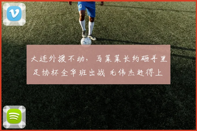 大连外援不动，马莱莱长约砸手里 足协杯全华班出战 毛伟杰赶得上