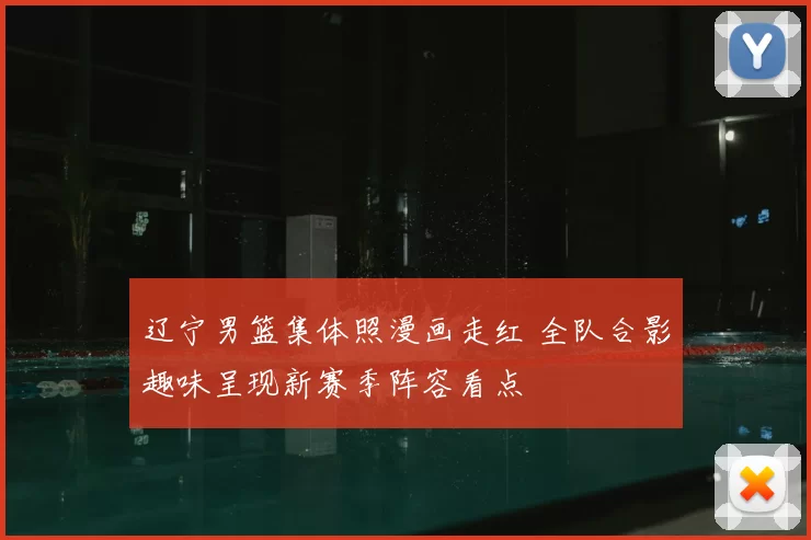 辽宁男篮集体照漫画走红 全队合影趣味呈现新赛季阵容看点